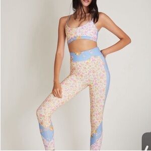 LoveShackFancy x Bandier Floral Leggings RARE FIND!